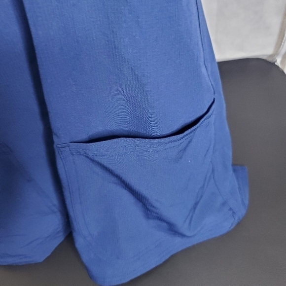 Heartsoul Scrub 3 Pocket Shirt Women 2XL Navy Blue - Picture 4 of 7